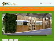 Tablet Screenshot of morphoplast.com